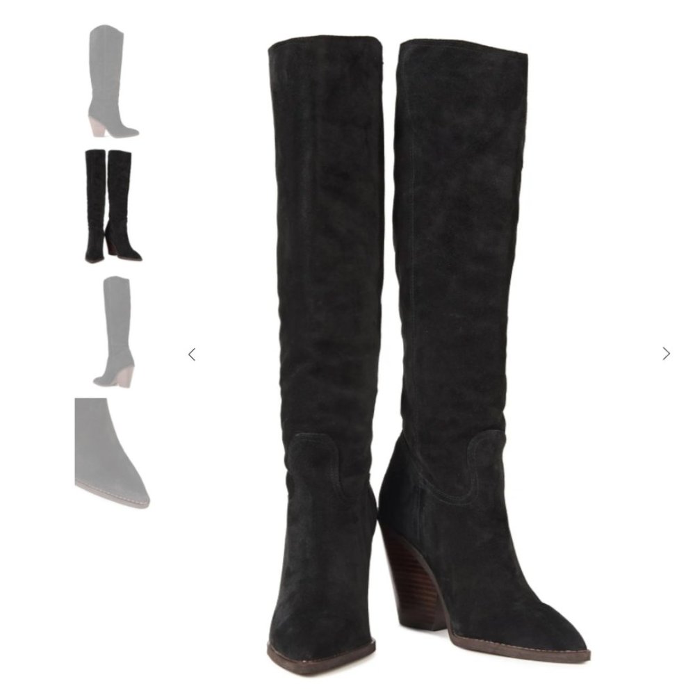 Sam Edelman Suede Sexy Boots, Size 9